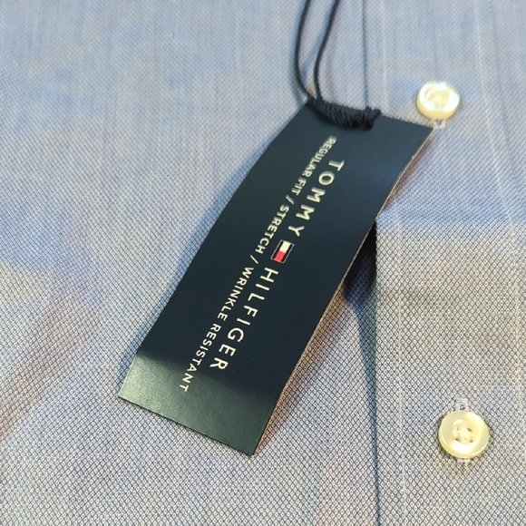 Tommy Hilfiger Light Blue Dress Shirt - Picture 3 of 12